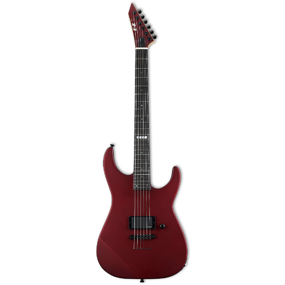 Đàn Guitar Điện ESP E-II M-1 Thru NT – Deep Candy Apple Red Satin