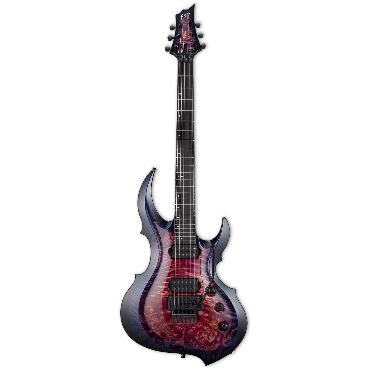 Đàn Guitar Điện ESP FRX CTM, Magenta Blue Burst