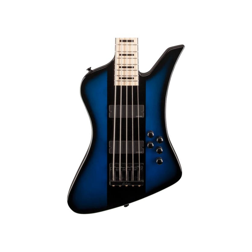 Đàn Guiar Bass 5 Dây Jackson David Ellefson Kelly Bird V Signature, Blue Stripe, #2919192522