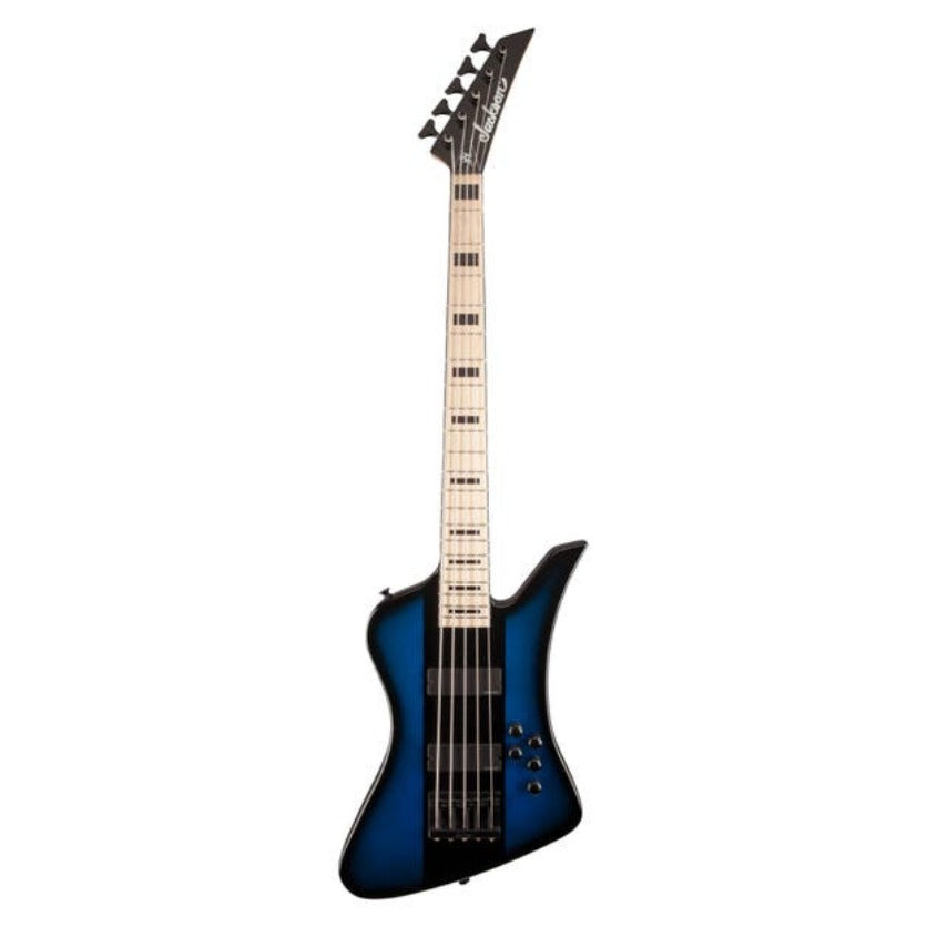Đàn Guiar Bass 5 Dây Jackson David Ellefson Kelly Bird V Signature, Blue Stripe, #2919192522