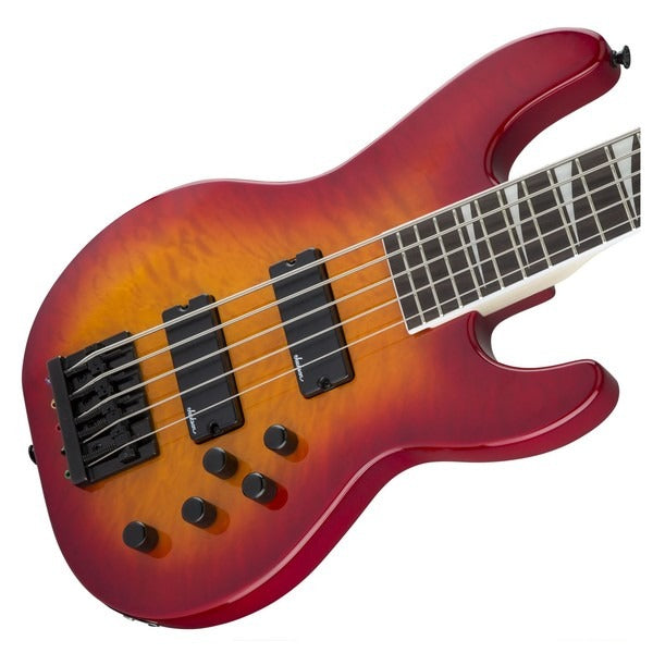 Đàn Guiar Bass 5 Dây Jackson JS Series Concert JS3VQ, Cherry Burst, #2919021586