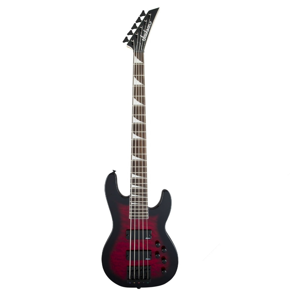 Đàn Guiar Bass 5 Dây Jackson JS Series Concert JS3VQ, Transparent Red Burst, #2919021502