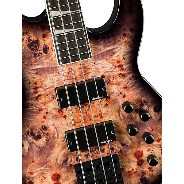 Đàn Guiar Bass Jackson JS Series Concert Bass CB JS3P, Black Burst Burl, #2919097557