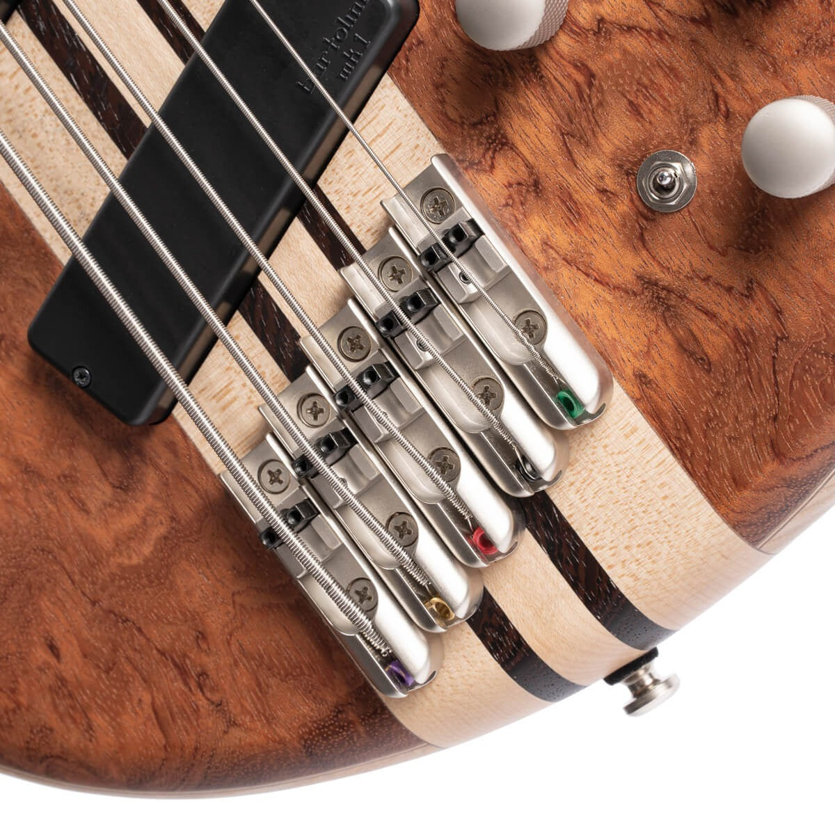 Đàn Guitar Bass 5 Dây Cort A5 Beyond, Open Pore Bubinga Natural