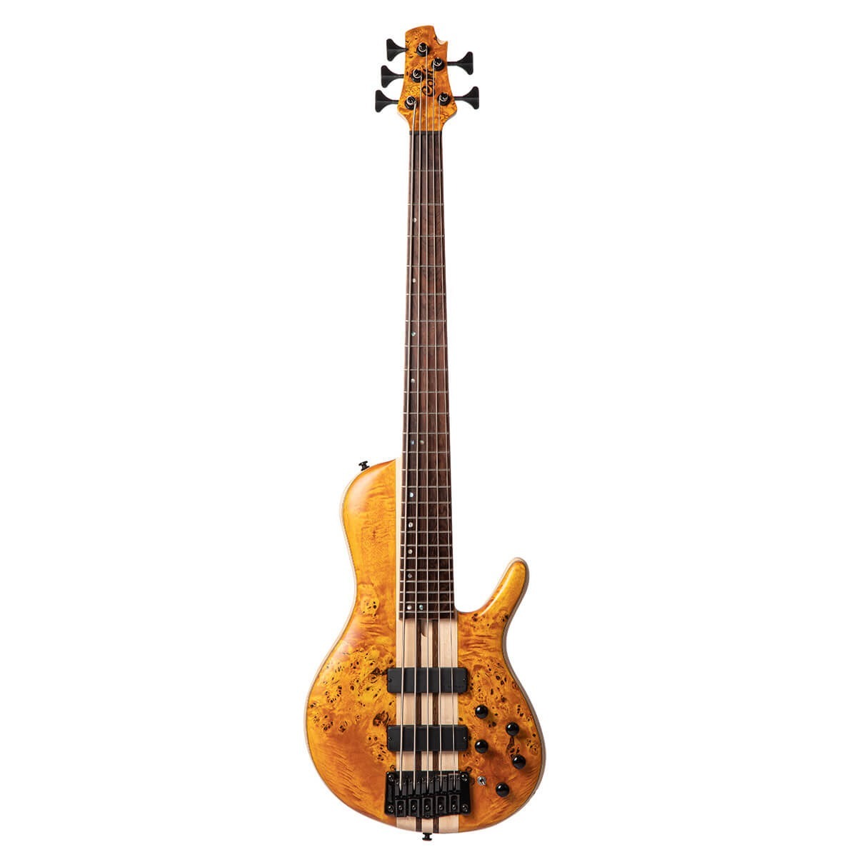 Đàn Guitar Bass 5 Dây Cort A5 Plus SC, Amber Open Pore