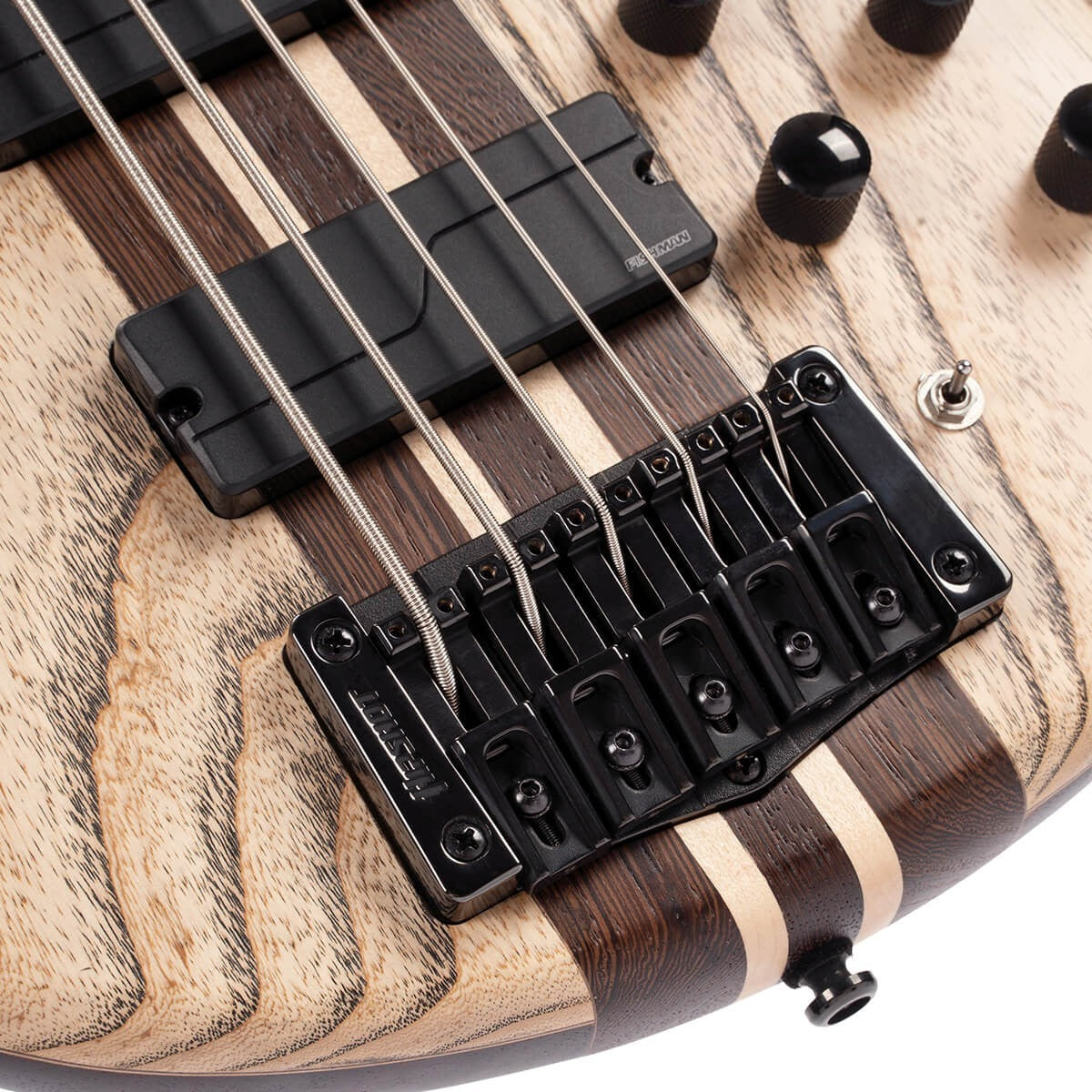 Đàn Guitar Bass 5 Dây Cort A5 Ultra Ash, Etched Natural Black