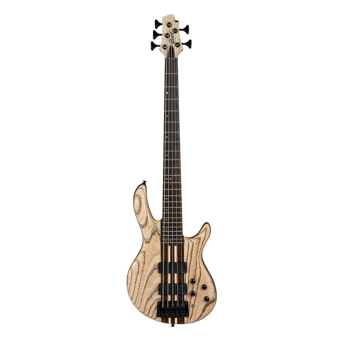 Đàn Guitar Bass 5 Dây Cort A5 Ultra Ash, Etched Natural Black