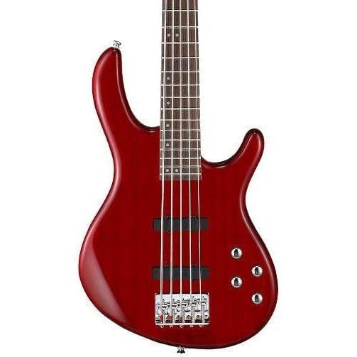Đàn Guitar Bass 5 Dây Cort Action V Plus, Trans Red
