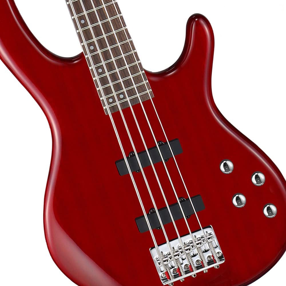 Đàn Guitar Bass 5 Dây Cort Action V Plus, Trans Red