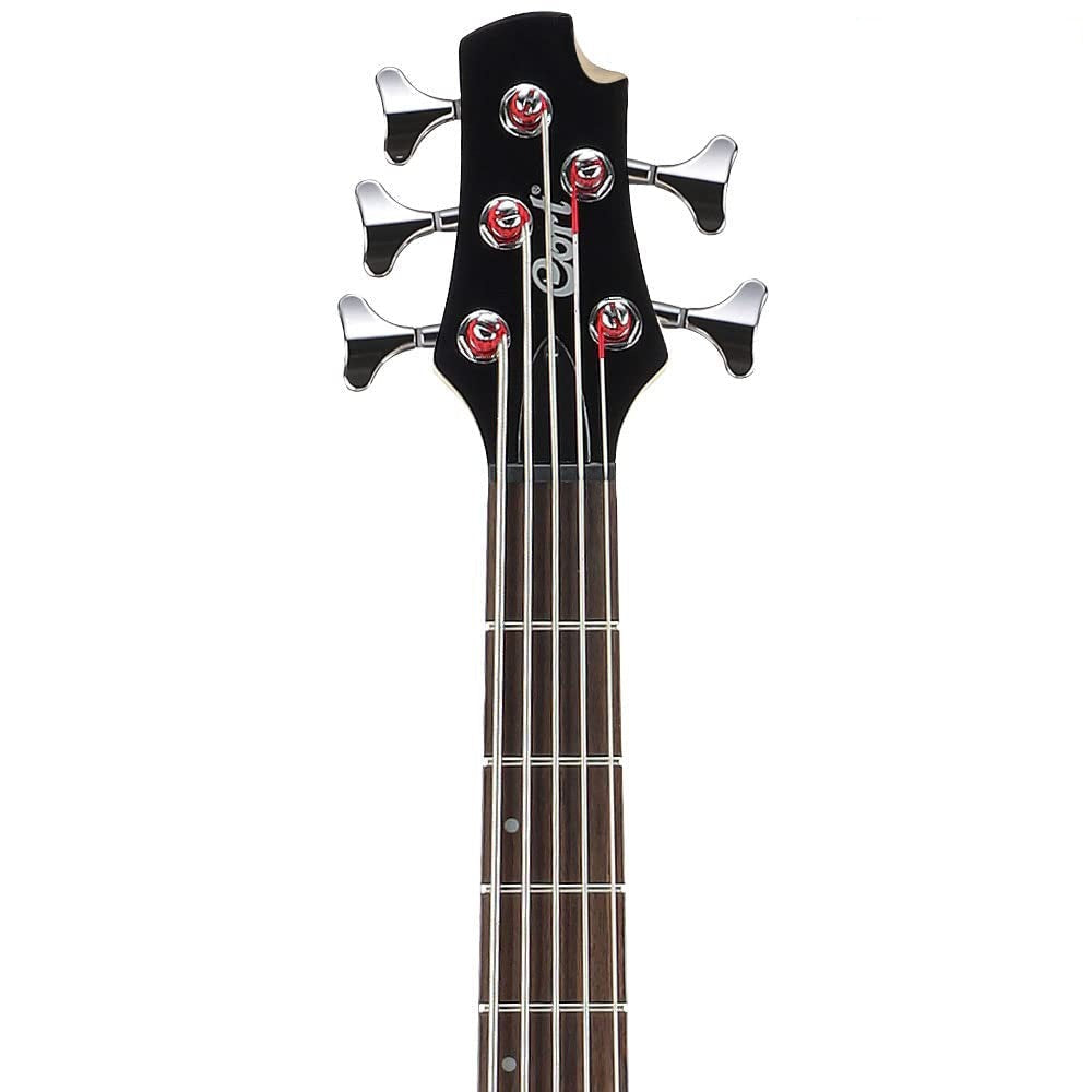 Đàn Guitar Bass 5 Dây Cort Action V Plus, Trans Red