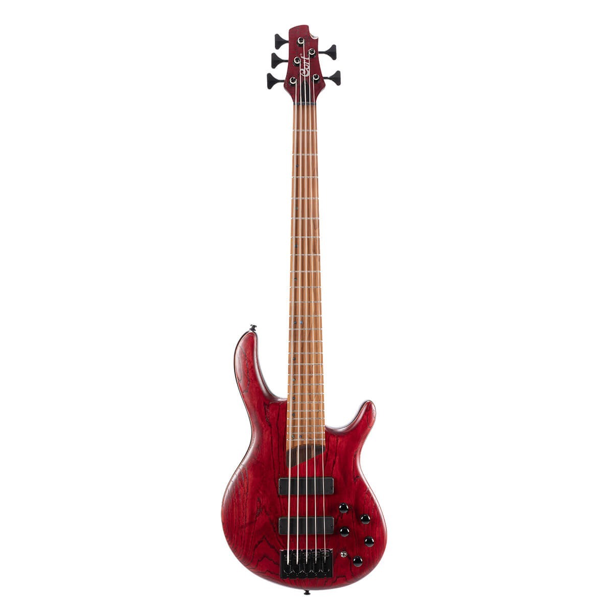 Đàn Guitar Bass 5 Dây Cort B5 Element, Open Pore Burgundy Red