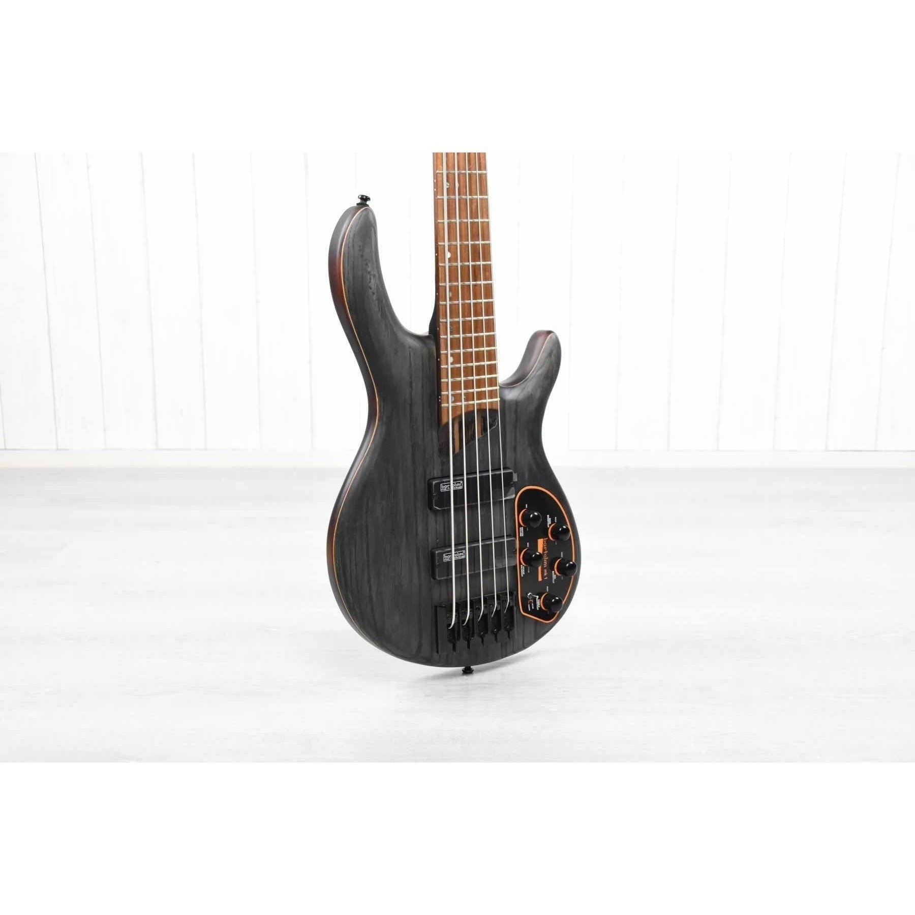 Đàn Guitar Bass 5 Dây Cort B5 Element, Open Pore Trans Black