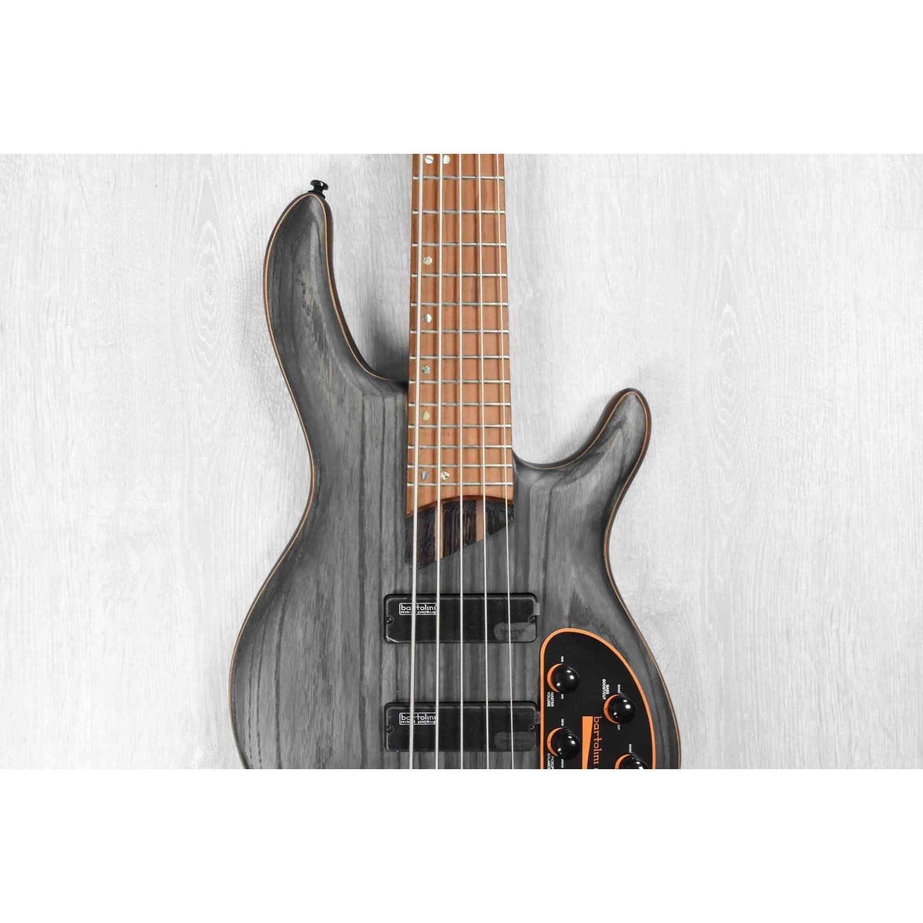 Đàn Guitar Bass 5 Dây Cort B5 Element, Open Pore Trans Black