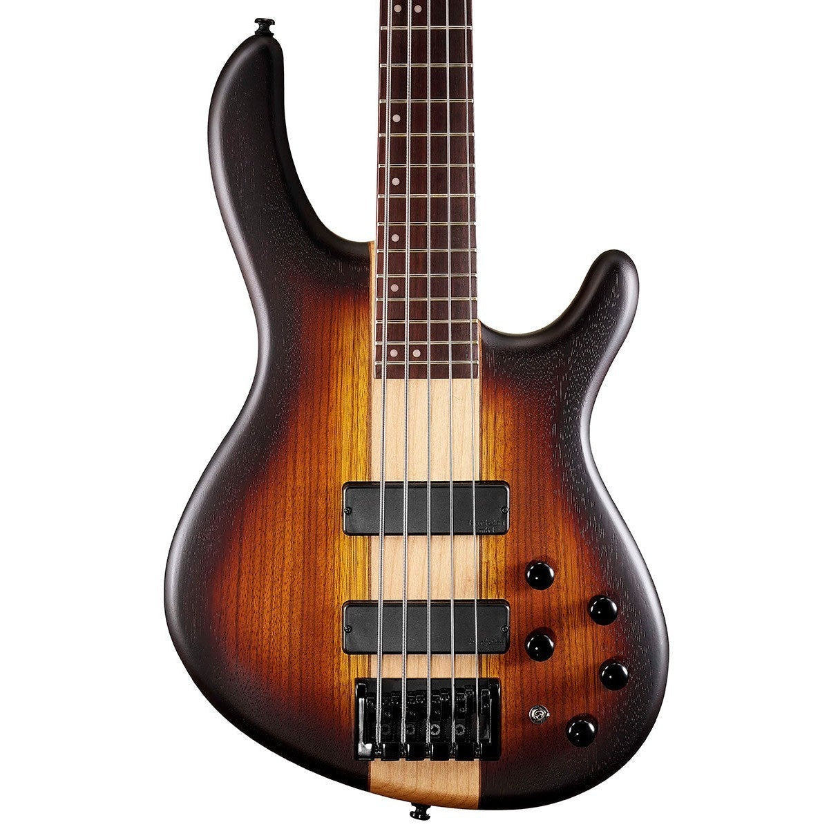 Đàn Guitar Bass 5 Dây Cort C5 Plus ZBMH, Open Pore Tabacco Burst