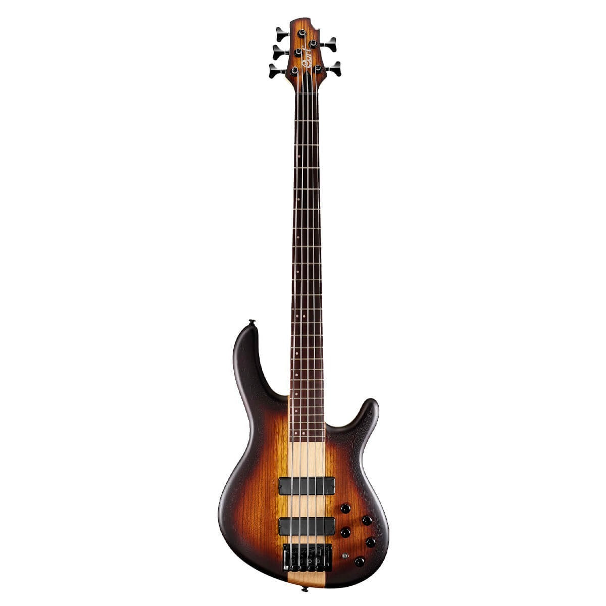 Đàn Guitar Bass 5 Dây Cort C5 Plus ZBMH, Open Pore Tabacco Burst