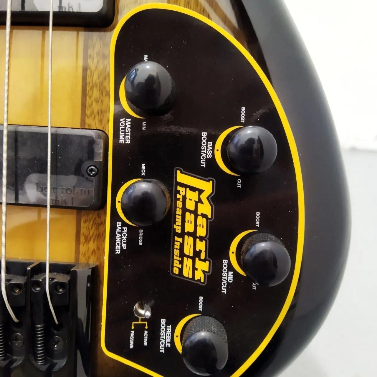 Đàn Guitar Bass 5 Dây Cort C5 Plus ZBMH, Trans Black Burst