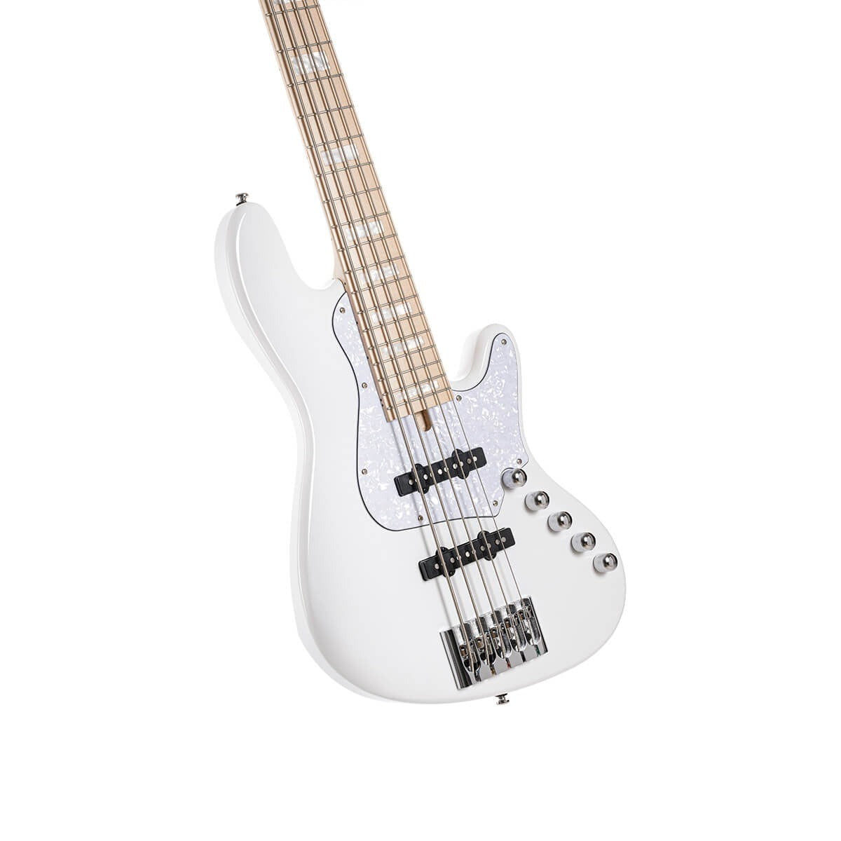 Đàn Guitar Bass 5 Dây Cort Elrick NJS 5, White