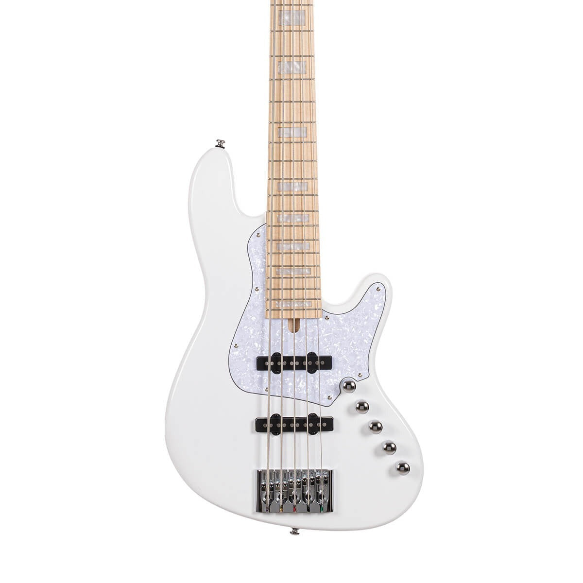 Đàn Guitar Bass 5 Dây Cort Elrick NJS 5, White