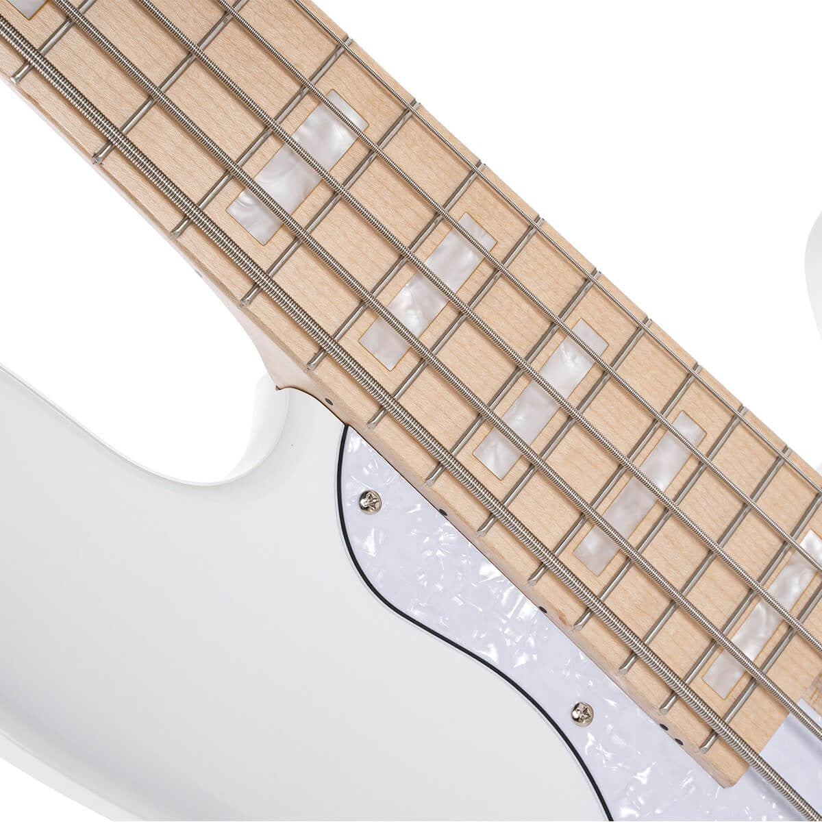 Đàn Guitar Bass 5 Dây Cort Elrick NJS 5, White