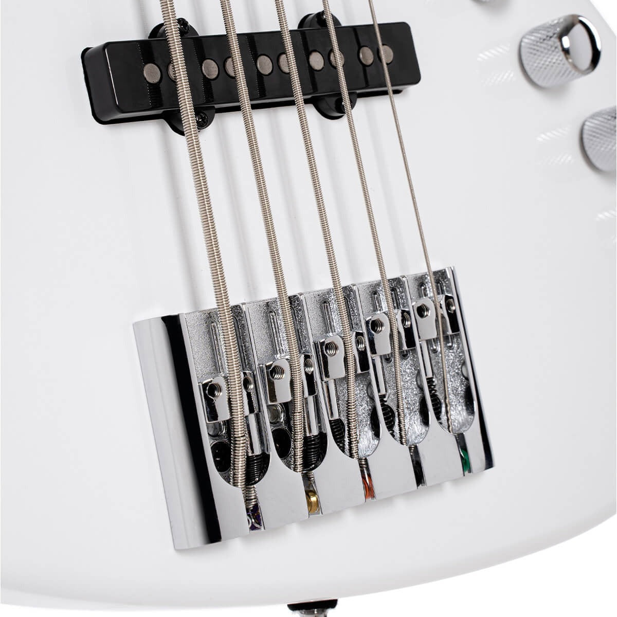 Đàn Guitar Bass 5 Dây Cort Elrick NJS 5, White