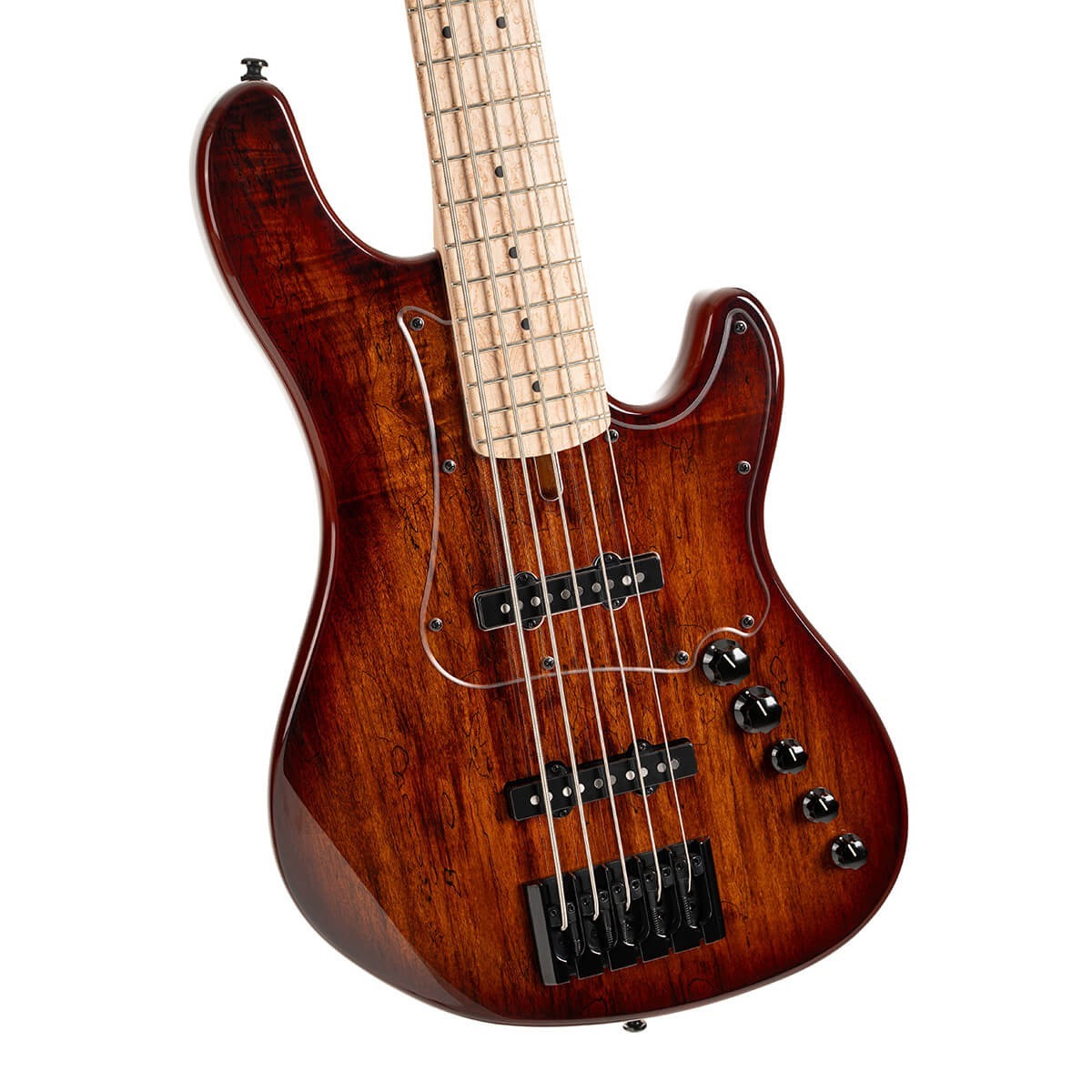 Đàn Guitar Bass 5 Dây Cort GB Fusion 5, Antique Brown Burst
