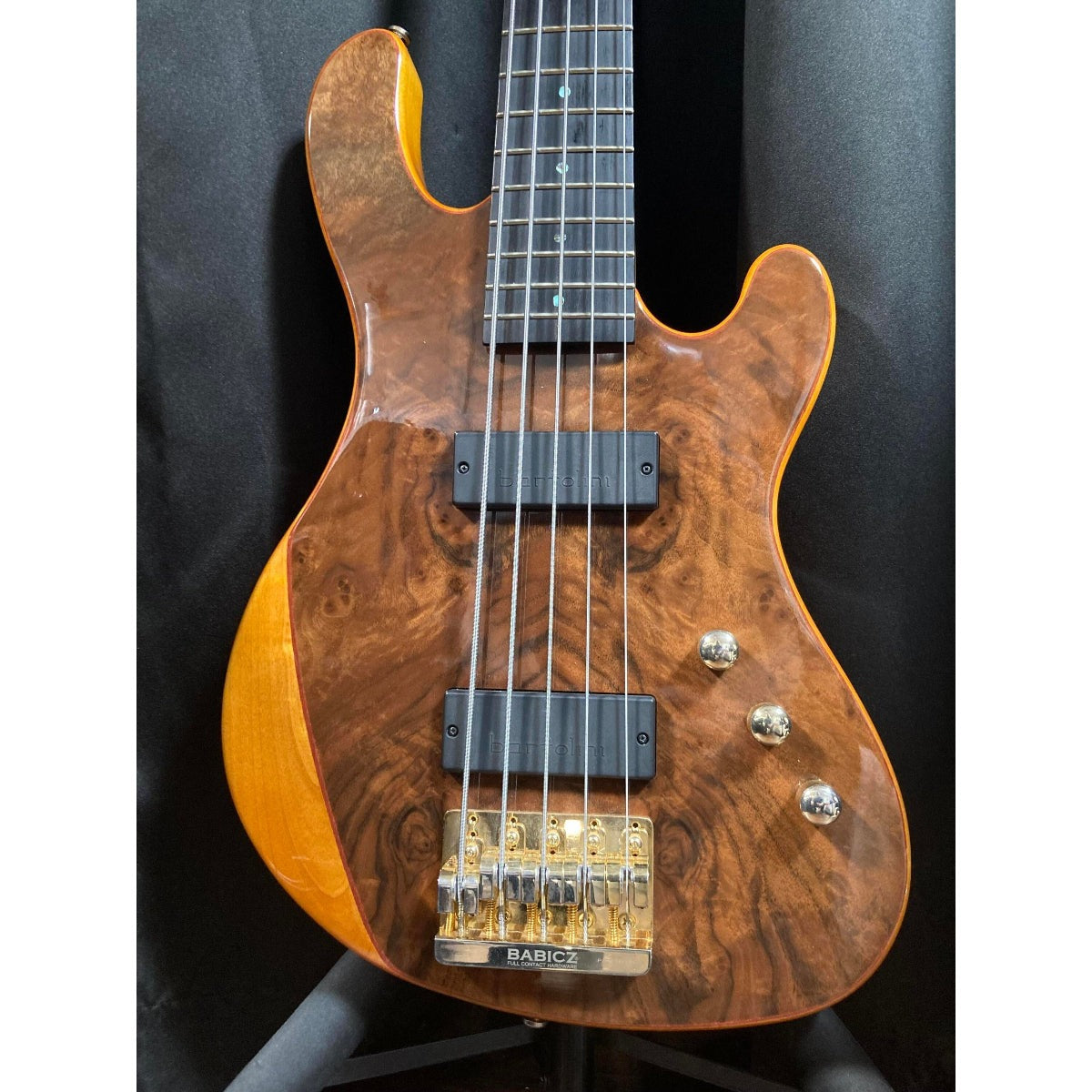 Đàn Guitar Bass 5 Dây Cort Jeff Berlin Rithimic V, Natural Gloss
