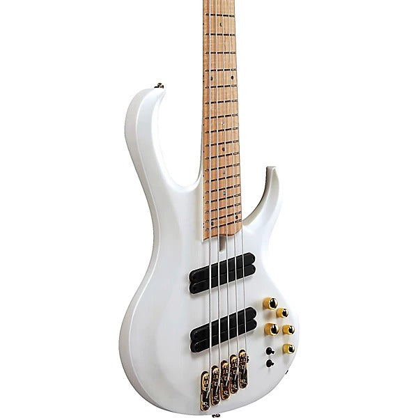 Đàn Guitar Bass 5 Dây Ibanez BTB605MLM, Pearl White Matte