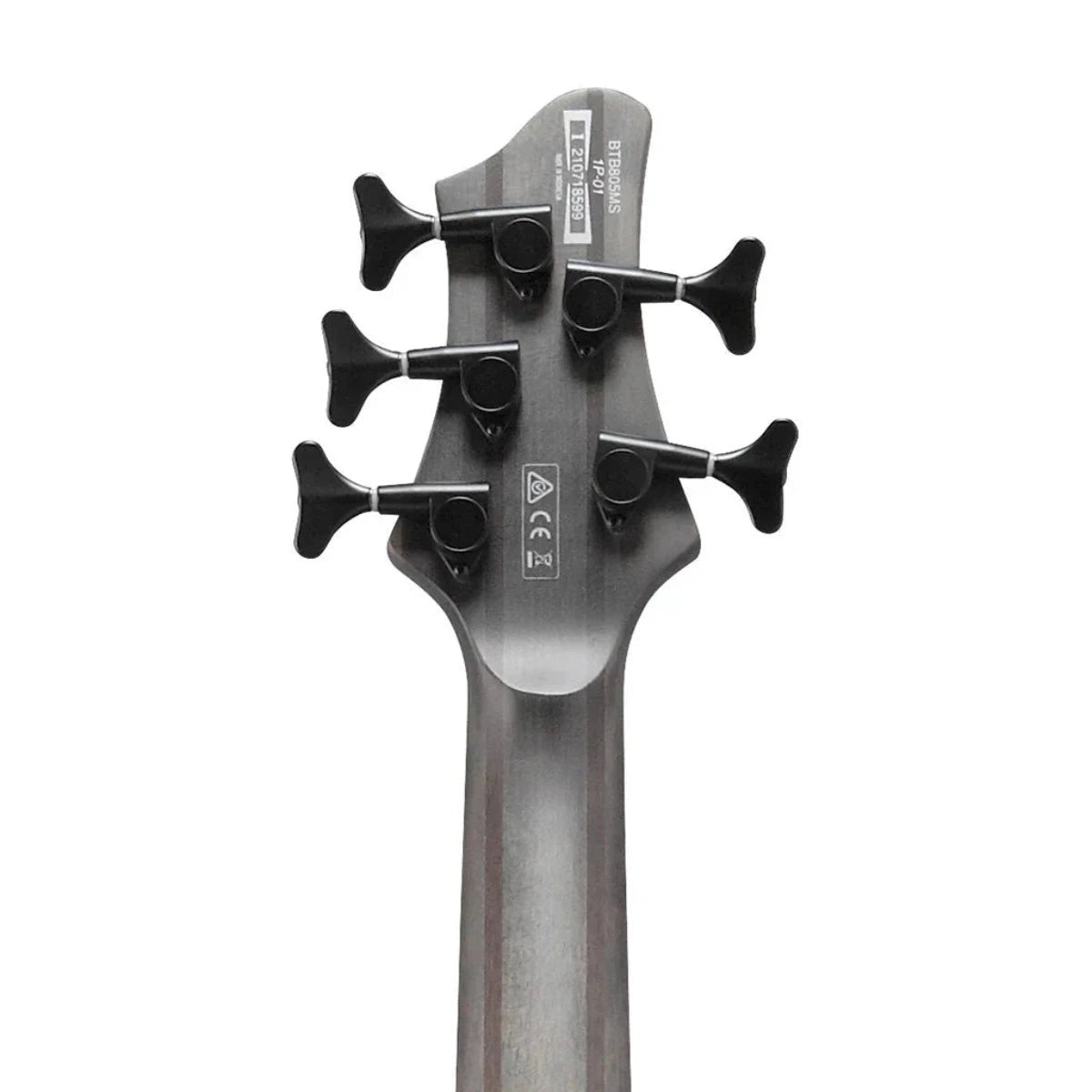 Đàn Guitar Bass 5 Dây Ibanez BTB805MS, Transparent Gray Flat