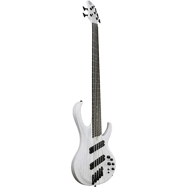 Đàn Guitar Bass 5 Dây Ibanez BTB865MS, Transparent White Flat