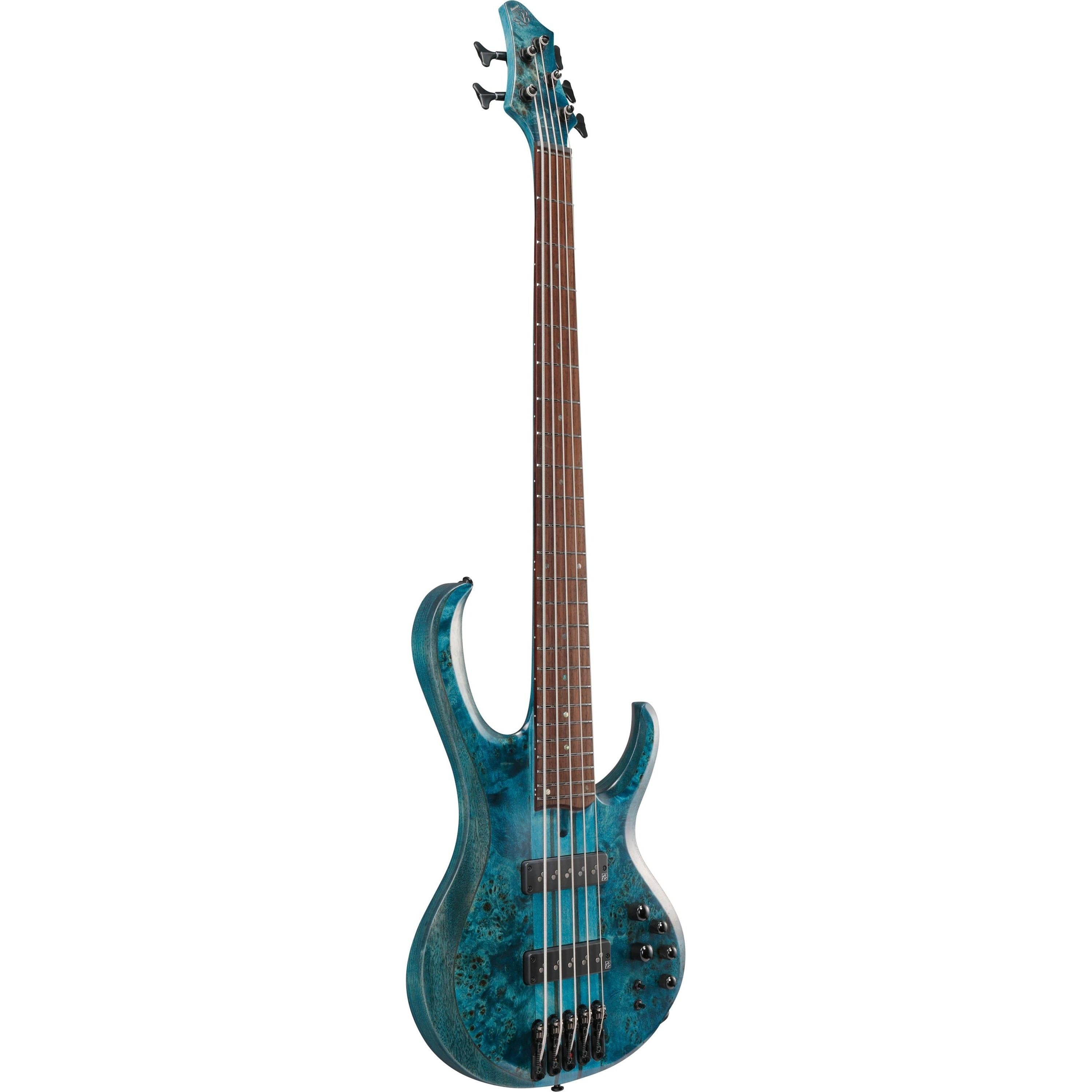 Đàn Guitar Bass 5 Dây Ibanez BTB945, Cosmic Blue Low Gloss