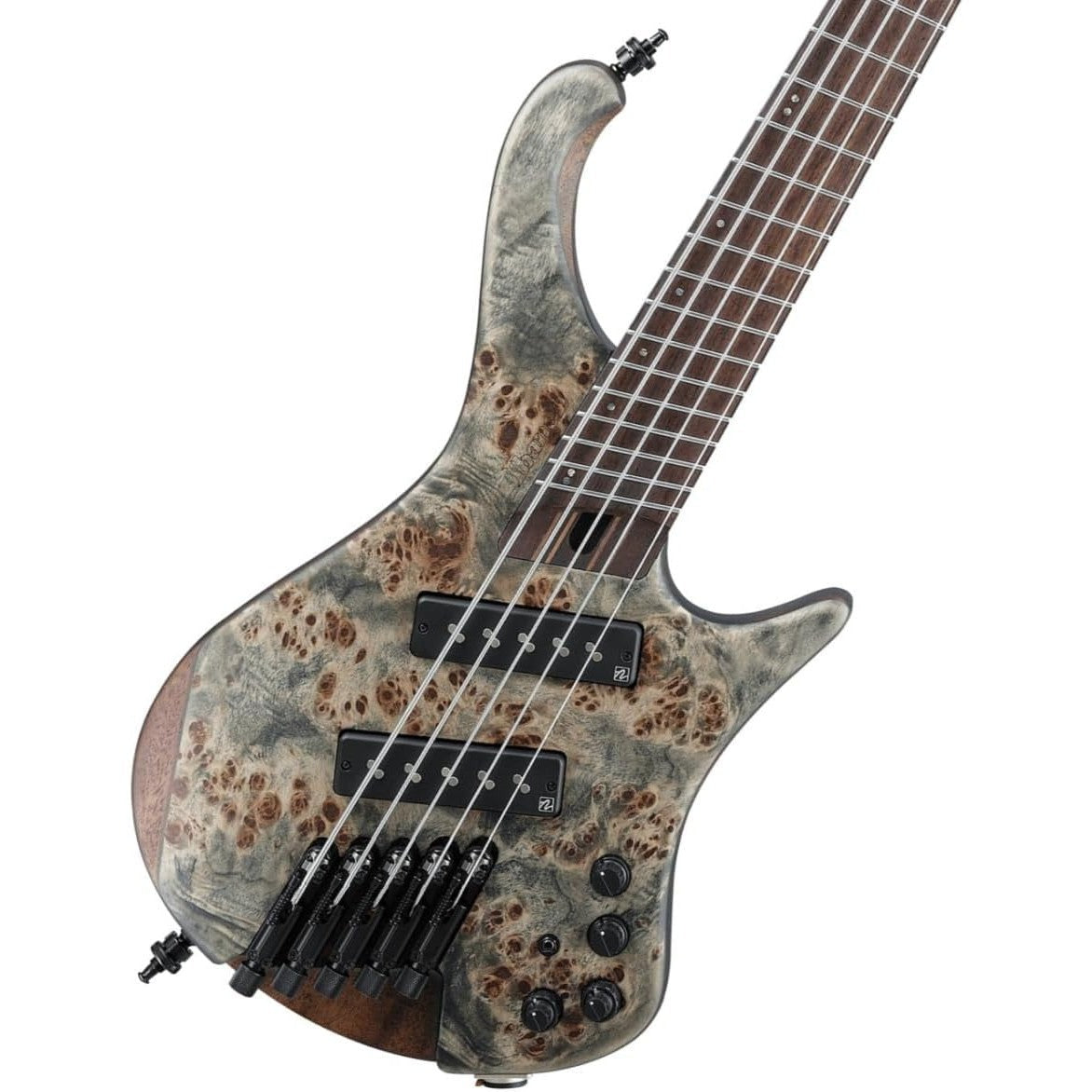 Đàn Guitar Bass 5 Dây Ibanez EHB1505MS, Black Ice Flat