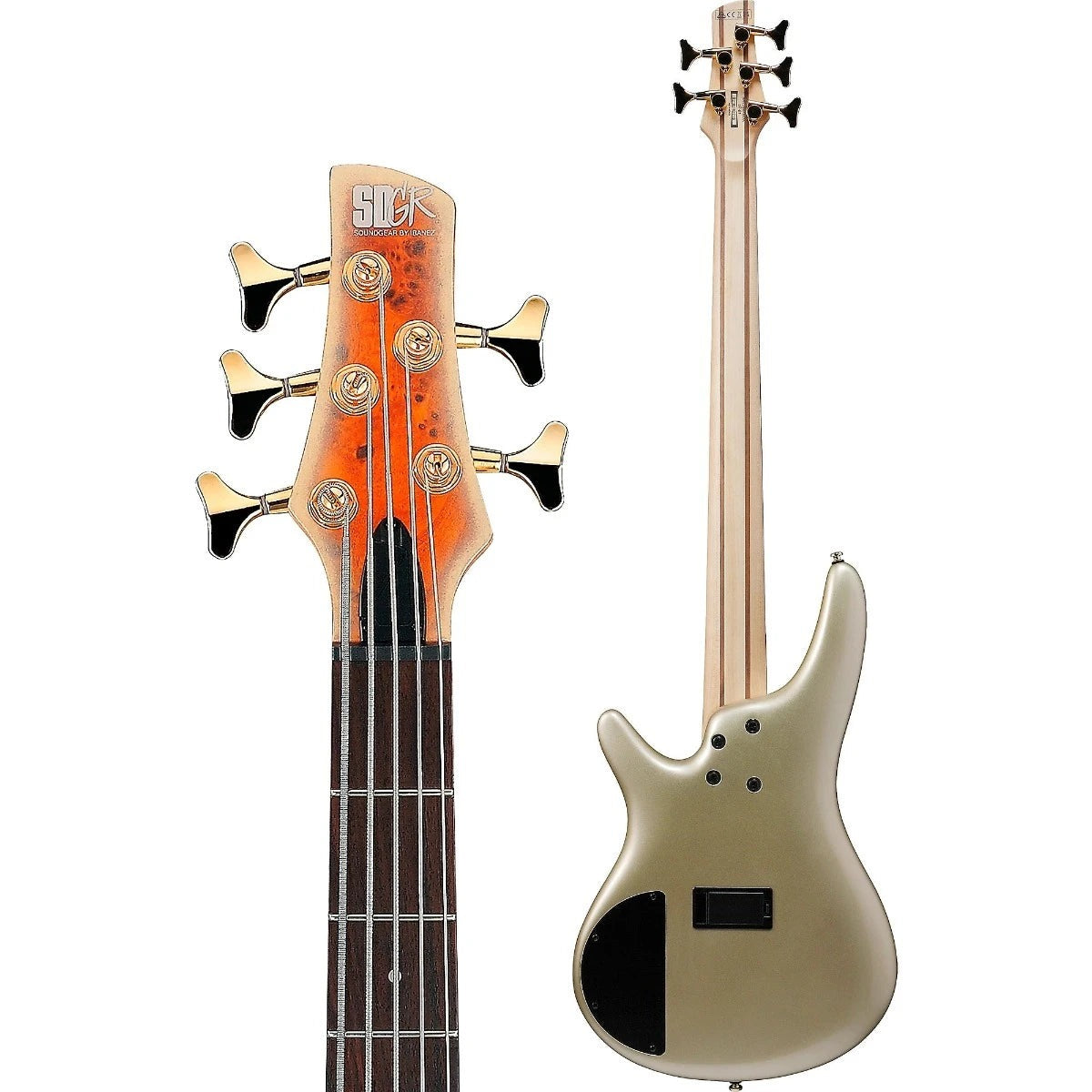 Đàn Guitar Bass 5 Dây Ibanez SR405EPBDX, Mars Gold Metallic Burst
