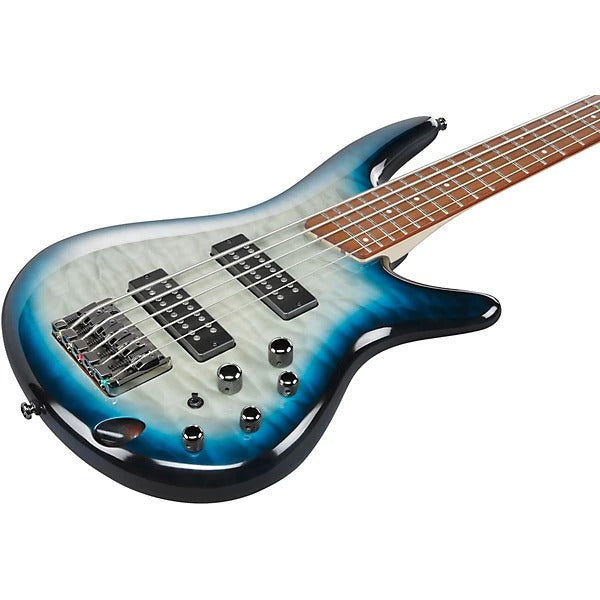 Đàn Guitar Bass 5 Dây Ibanez SR405EQM, Stained Cosmic Blue Starburst