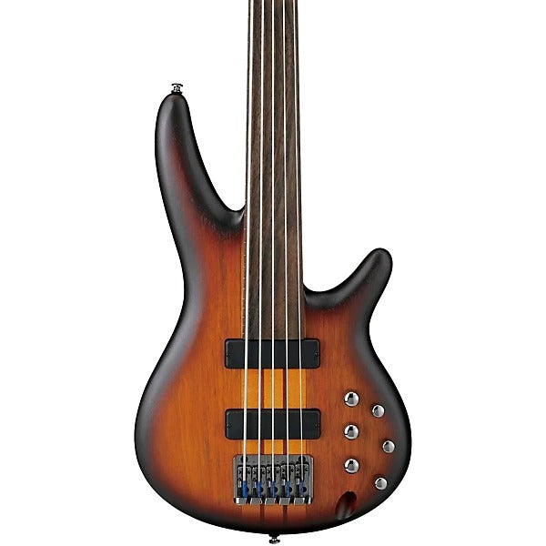 Đàn Guitar Bass 5 Dây Ibanez SRF705, Brown Burst Flat