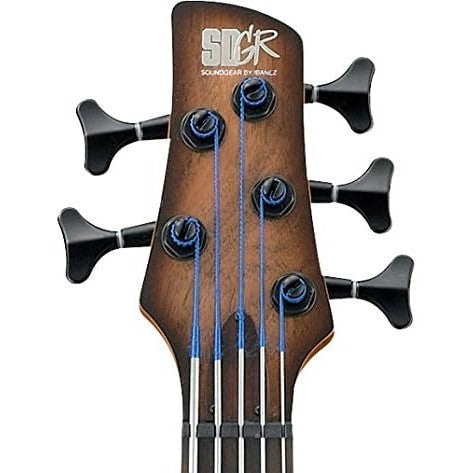 Đàn Guitar Bass 5 Dây Ibanez SRH505F, Natural Brown Burst Flat