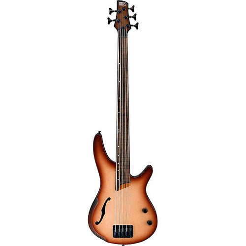Đàn Guitar Bass 5 Dây Ibanez SRH505F, Natural Brown Burst Flat