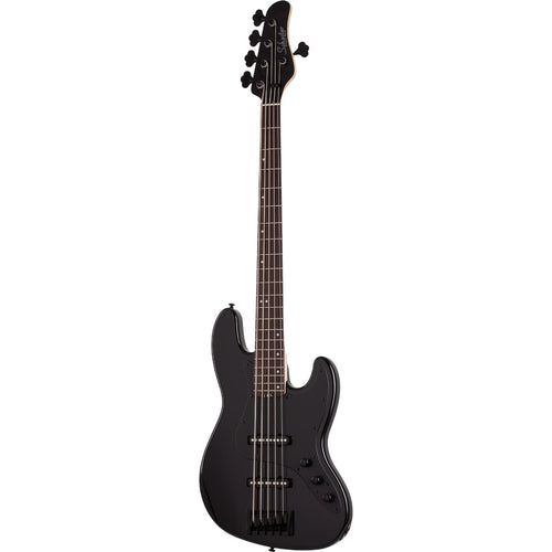 Đàn Guitar Bass 5 Dây Schecter J5, Gloss Black
