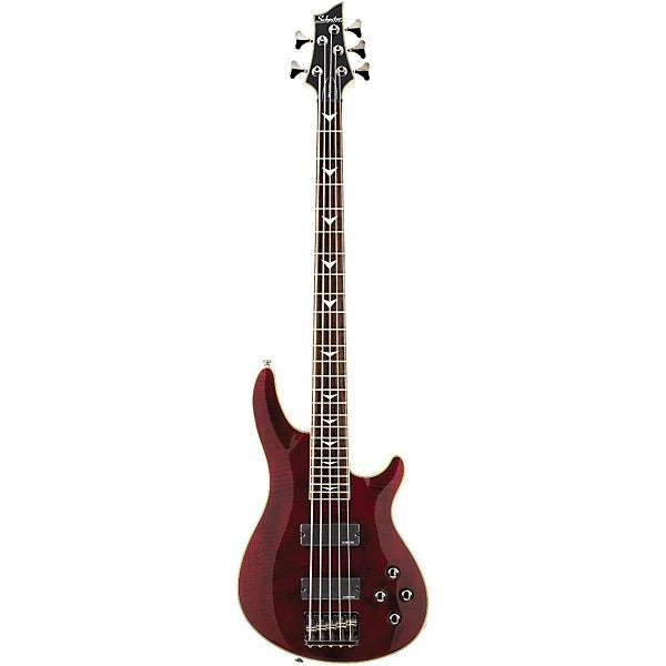 Đàn Guitar Bass 5 Dây Schecter Omen Extreme 5, Black Cherry