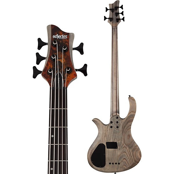 Đàn Guitar Bass 5 Dây Schecter Riot 5, Inferno Burst