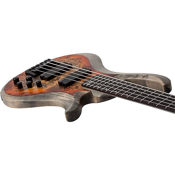 Đàn Guitar Bass 5 Dây Schecter Riot 5, Inferno Burst