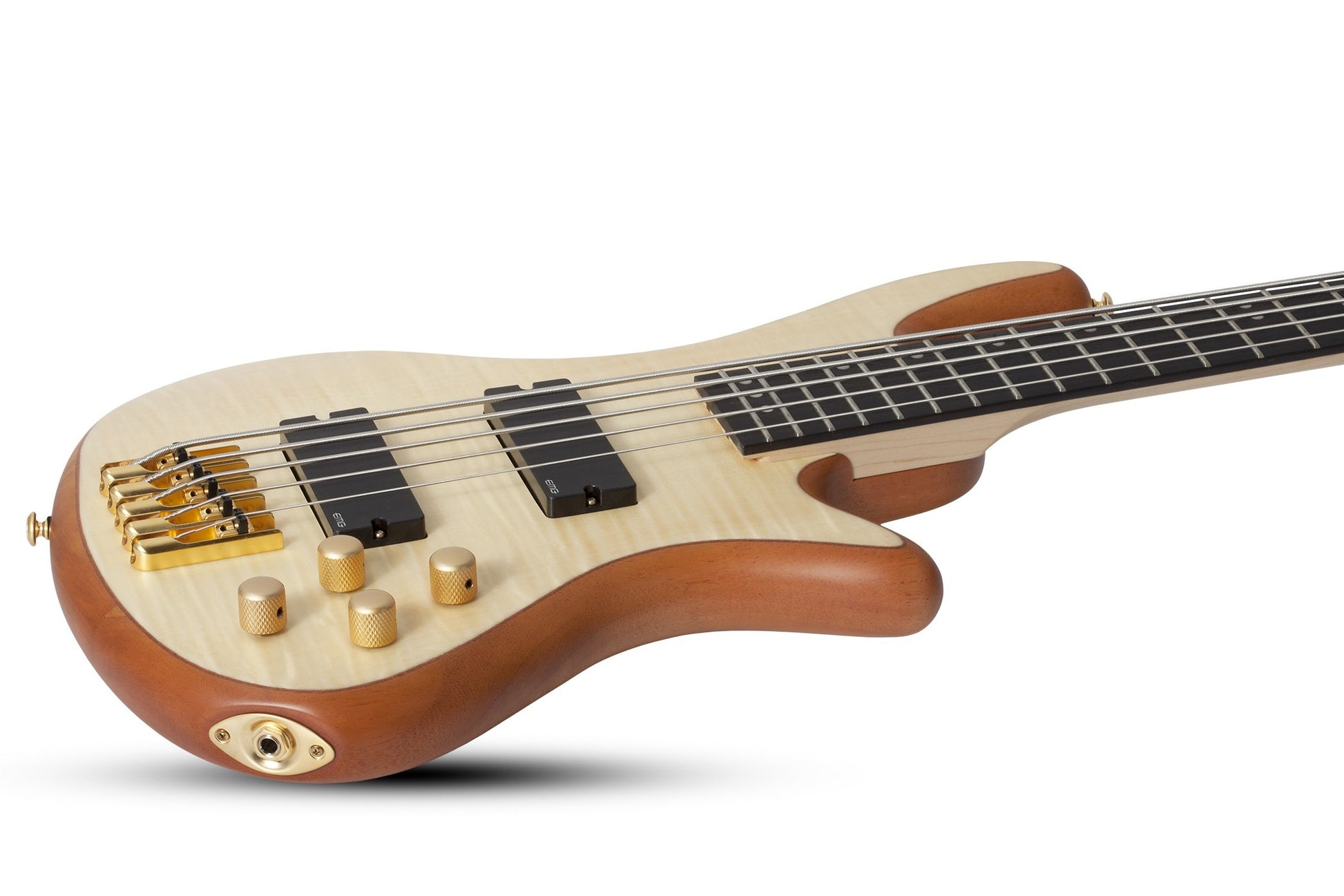Đàn Guitar Bass 5 Dây Schecter Stiletto Custom 5, Satin Natural