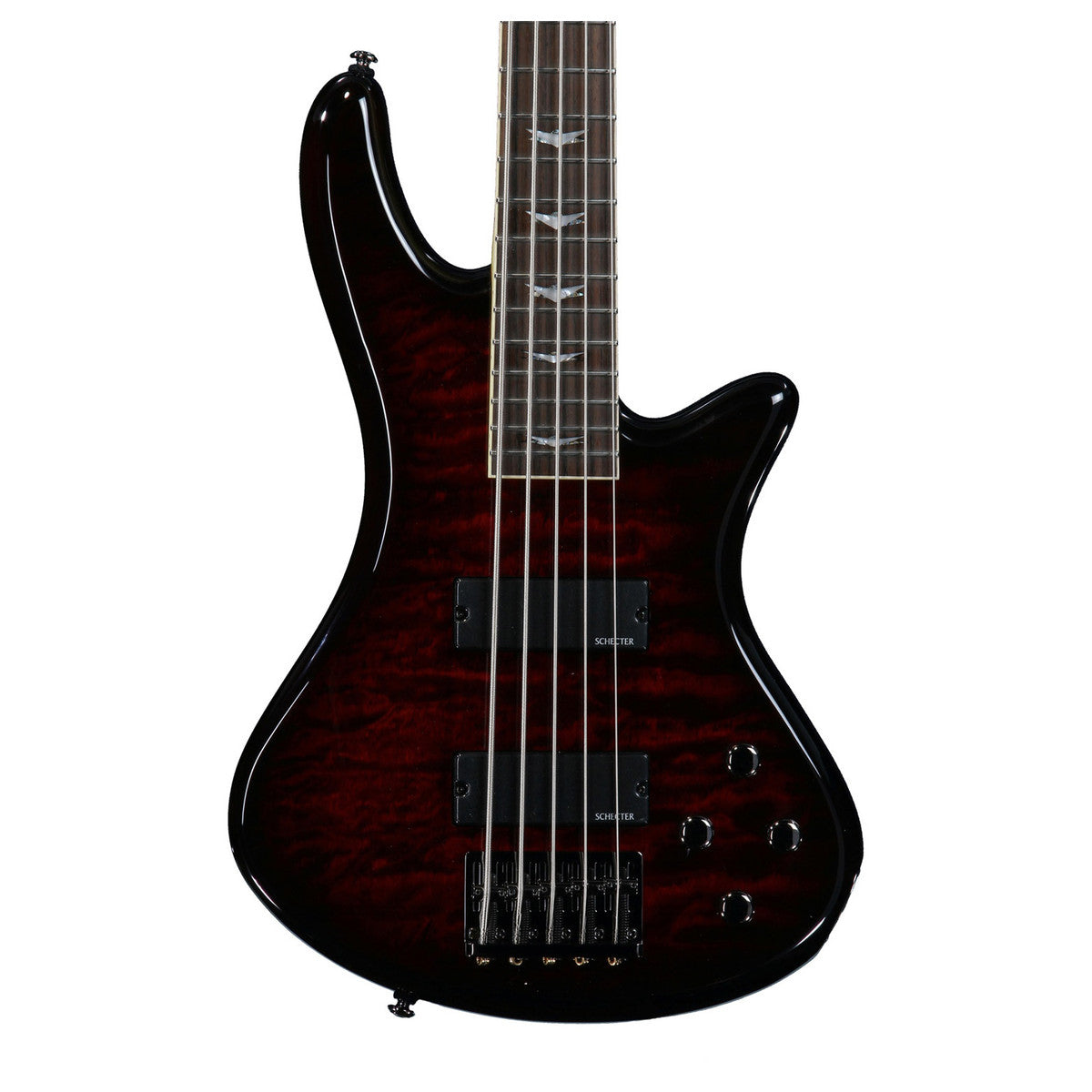 Đàn Guitar Bass 5 Dây Schecter Stiletto Extreme 5, Black Cherry
