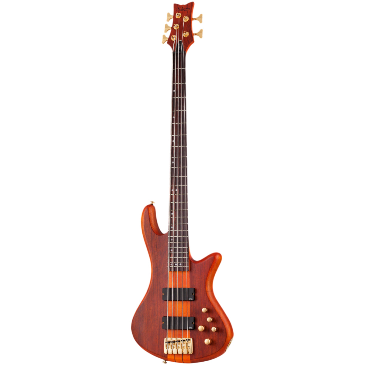 Đàn Guitar Bass 5 Dây Schecter Stiletto Studio 5, Honey Satin