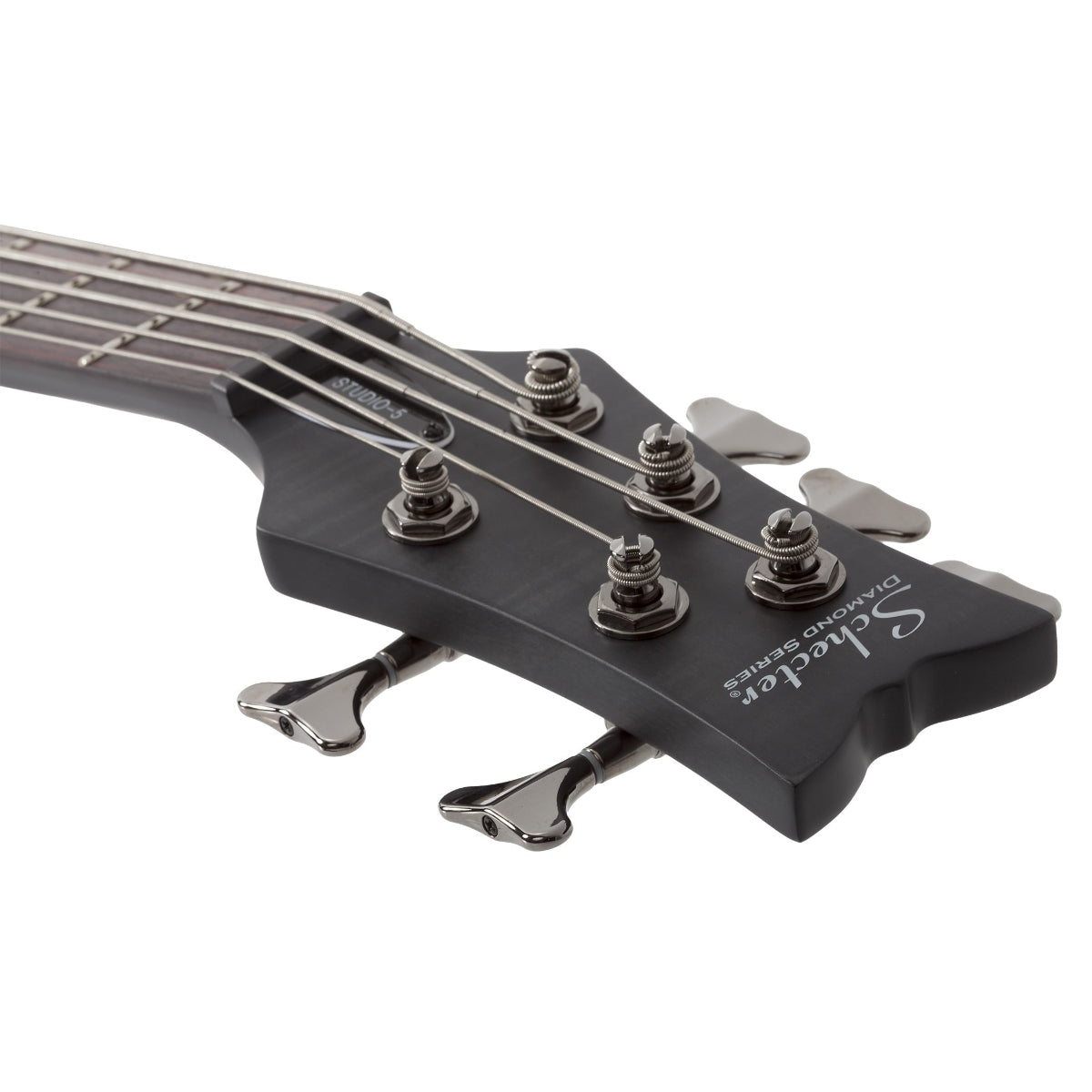 Đàn Guitar Bass 5 Dây Schecter Stiletto Studio 5, Satin See Thru Black