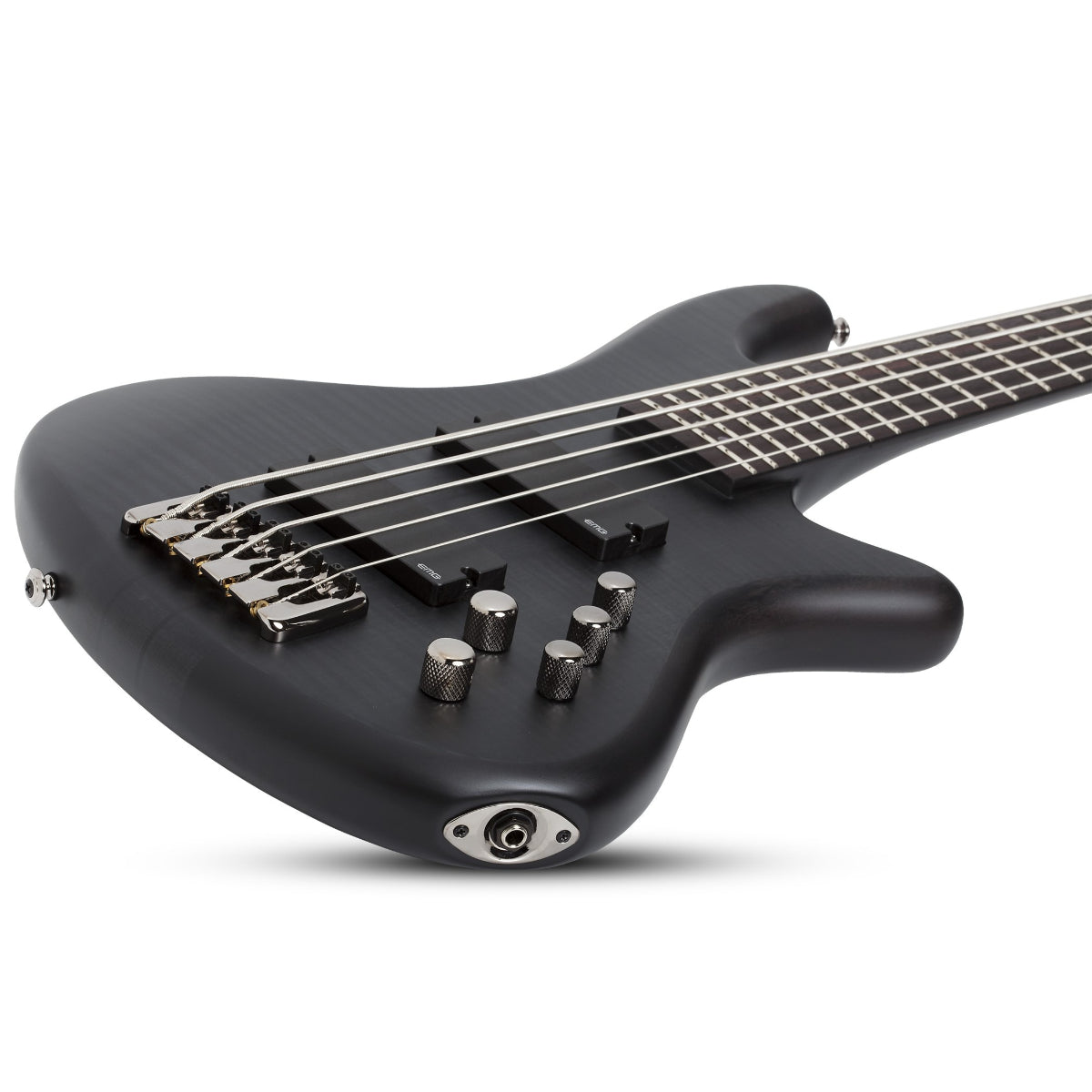 Đàn Guitar Bass 5 Dây Schecter Stiletto Studio 5, Satin See Thru Black