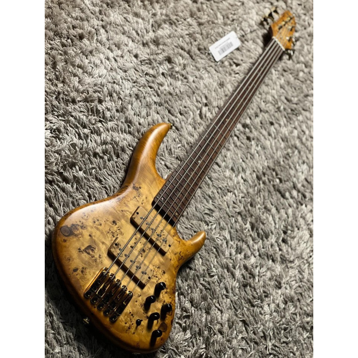 Đàn Guitar Bass 5 Dây Soloking SWB550 Artisan Bass, Poplar Burl Top, Natural Amber Burst
