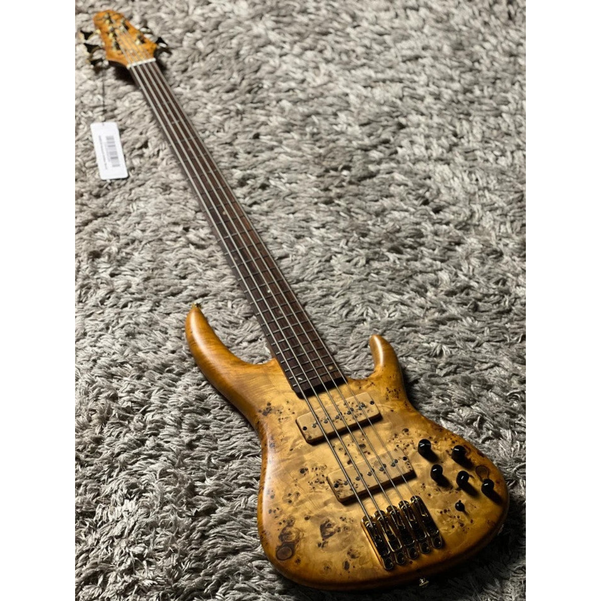 Đàn Guitar Bass 5 Dây Soloking SWB550 Artisan Bass, Poplar Burl Top, Natural Amber Burst