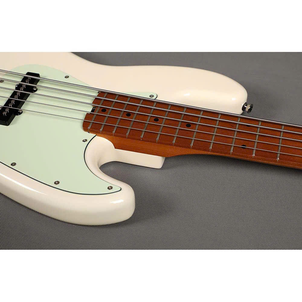 Đàn Guitar Bass 5 Dây Sqoe SJB650, Olympic White