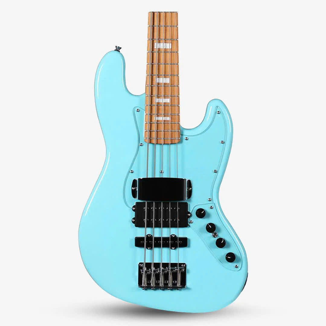 Đàn Guitar Bass 5 Dây Sqoe SJB658, Mint Green