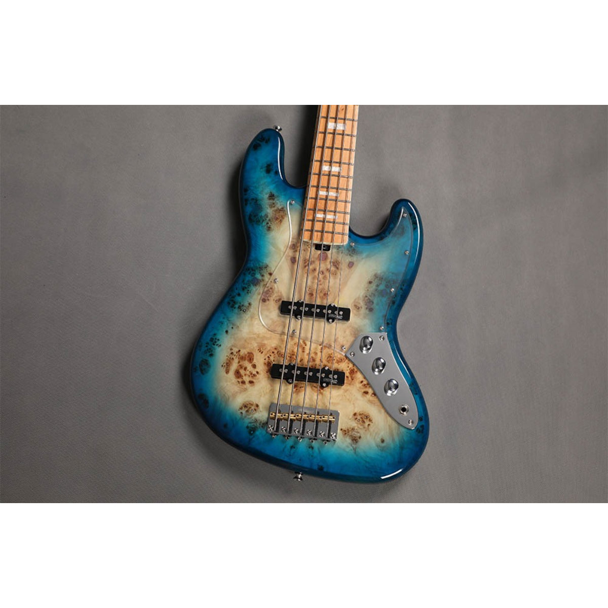 Đàn Guitar Bass 5 Dây Sqoe SJB750, Mist Blue Gradient